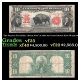 1934 $1000 Green Seal Federal Reserve Note Preside