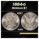 1884-o Morgan Dollar $1 Grades ms62
