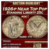 1926-p Standing Liberty Quarter Near Top Pop 25c m
