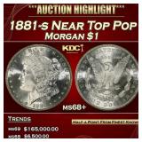 1881-s Morgan Dollar Near Top Pop $1 ms68+ SEGS