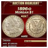 1896-o Morgan Dollar $1 ms62 USCG