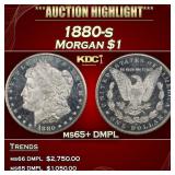 1880-s Morgan Dollar $1 ms65+ DMPL SEGS