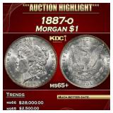 1887-o Morgan Dollar $1 ms65+ SEGS