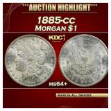 1885-cc Morgan Dollar $1 ms64+ SEGS