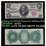 1891 $2 Large Size Silver Certificate "Windom Note