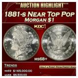 1881-s Morgan Dollar Near Top Pop $1 ms68+ SEGS