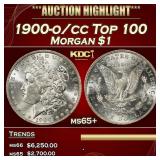 1900-o/cc Top 100 Morgan Dollar $1 ms65+ SEGS