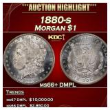 1880-s Morgan Dollar $1 ms66+ DMPL SEGS