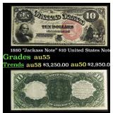 1880 $10 United States Note "Jackass Note" Grades