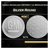 General Motors Logo (1967-2021) 1 oz .999 Silver R