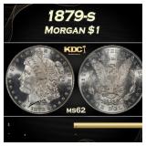 1879-s Morgan Dollar $1 Grades ms62