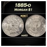 1885-o Morgan Dollar $1 Grades ms63