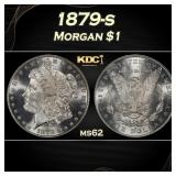 1879-s Morgan Dollar $1 Grades ms62