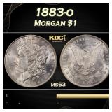 1883-o Morgan Dollar $1 Grades ms63