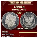 1880-s Morgan Dollar $1 ms65+ DMPL SEGS