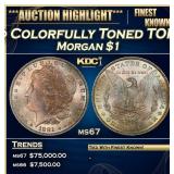 1881-o Morgan Dollar Colorfully Toned TOP POP! $1