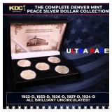 ULTRA RARE Complete Denver Mint Peace Silver dolla
