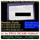 Original sealed box 5- 1992 United States Mint Pro
