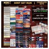 COMPLETE MINT SET RUN ALL 54 SETS! 1968-2023 914 C