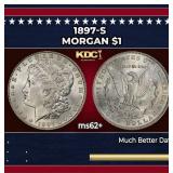 1897-s Morgan Dollar $1 Grades ms62+
