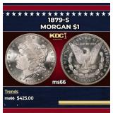 1879-s Morgan Dollar $1 Grades ms66