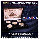 ULTRA RARE Complete Denver Mint Peace Silver dolla