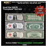 Small Size 1928 Currency Set 1928 $1 "Funnyback",