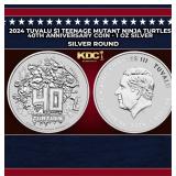 2024 Tuvalu $1 Teenage Mutant Ninja Turtles 40th A