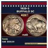 1929-s Buffalo Nickel 5c Grades ms65