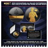 2023 Muhammad Ali Black Ruthenium & 24K Gold Plate