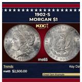 1902-s Morgan Dollar $1 ms65 SEGS
