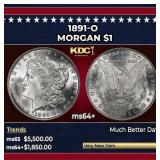 1891-o Morgan Dollar $1 ms64+ SEGS