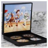 4 Coin Toy Story 2 Gold Plated Round Collection In