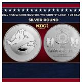 2024 Niue $2 Ghostbusters "No Ghosts" Logo Coin -