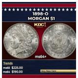 1898-o Morgan Dollar $1 Grades ms64+