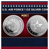 U.S. Air Force 1 oz Silver Coin Round
