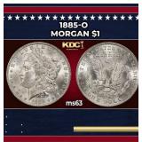 1885-o Morgan Dollar $1 Grades ms63
