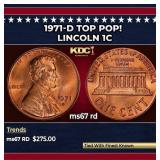 1971-d Lincoln Cent TOP POP! 1c ms67 rd SEGS