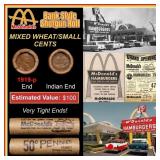 Lincoln Wheat Cent 1c Mixed Roll Orig Brandt McDon