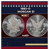 1882-o Morgan Dollar $1 Grades ms63+