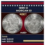 1899-o Morgan Dollar $1 Grades ms65+