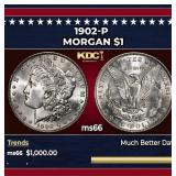 1902-p Morgan Dollar $1 ms66 SEGS