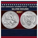 2023 Germania Journey Style - 1 oz Silver Round Ro