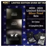 2019-2021 Limited Edition Silver Proof Sets - 22 C
