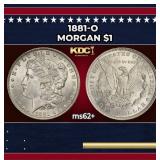 1881-o Morgan Dollar $1 Grades ms62+