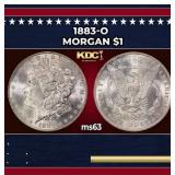 1883-o Morgan Dollar $1 Grades ms63