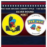 PAC-MAN Arcade Cabinet style - 1 oz Silver Round R