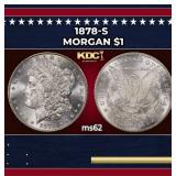 1878-s Morgan Dollar $1 Grades ms62