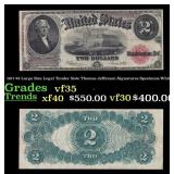 1917 $2 Large Size Legal Tender Note Thomas Jeffer