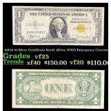 1935A $1 Silver Certificate North Africa WWII Emer